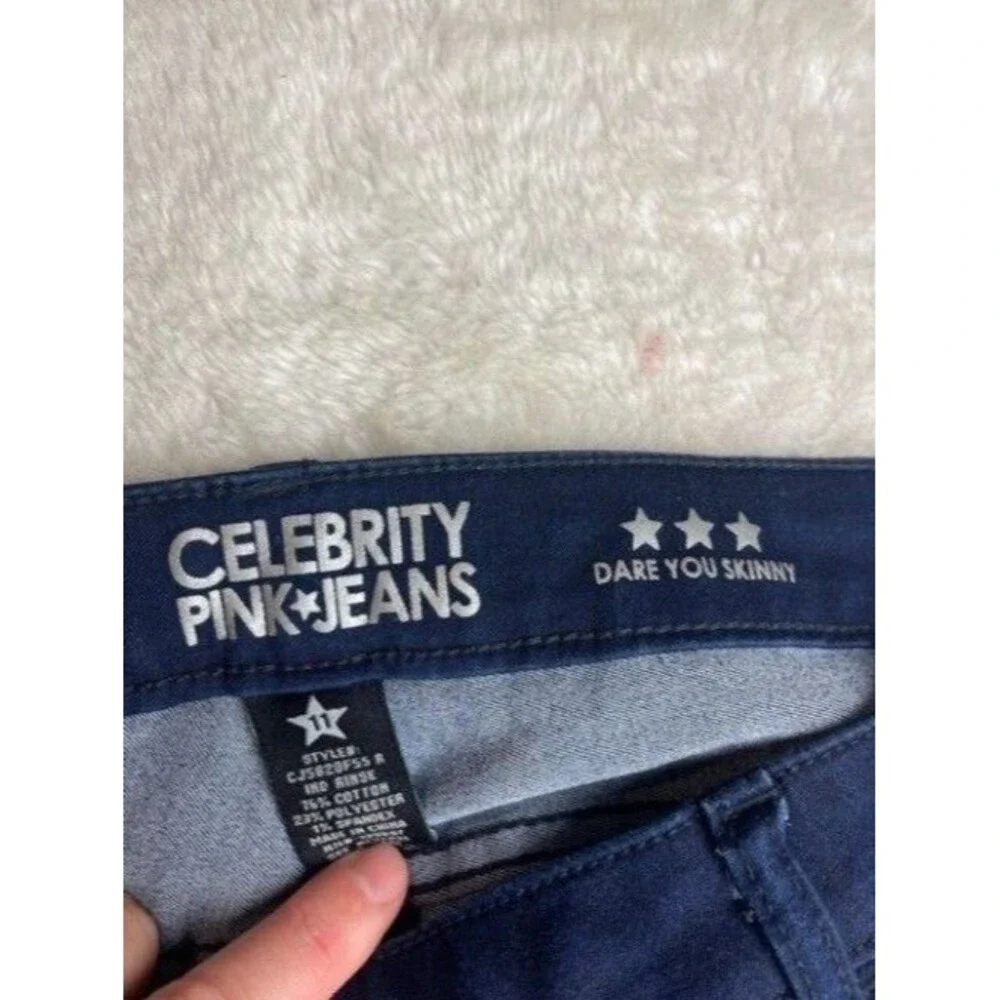 Celebrity Pink Size 11 Womens Jeans Jeggings Indigo Blue Dare You Skinny Ankle